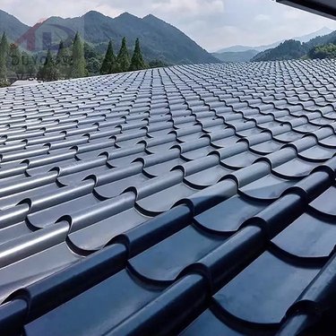 屋面連體金屬仿古瓦 輕質(zhì)耐腐蝕的鋁鎂錳竹筒瓦優(yōu)勢(shì)解析